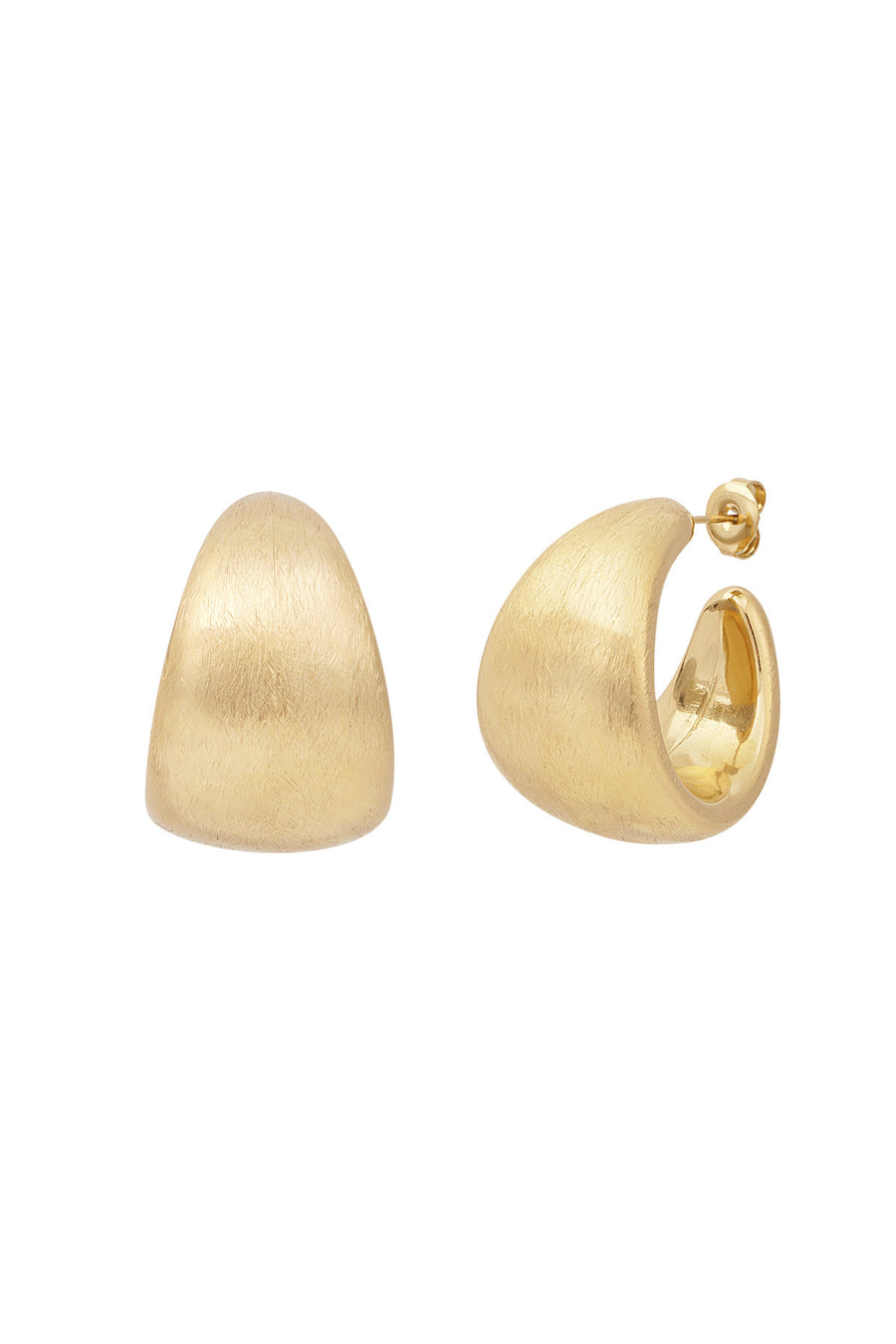 Boucles d'oreilles créoles pour femmes en acier inoxydable 304 – dorées et argentées