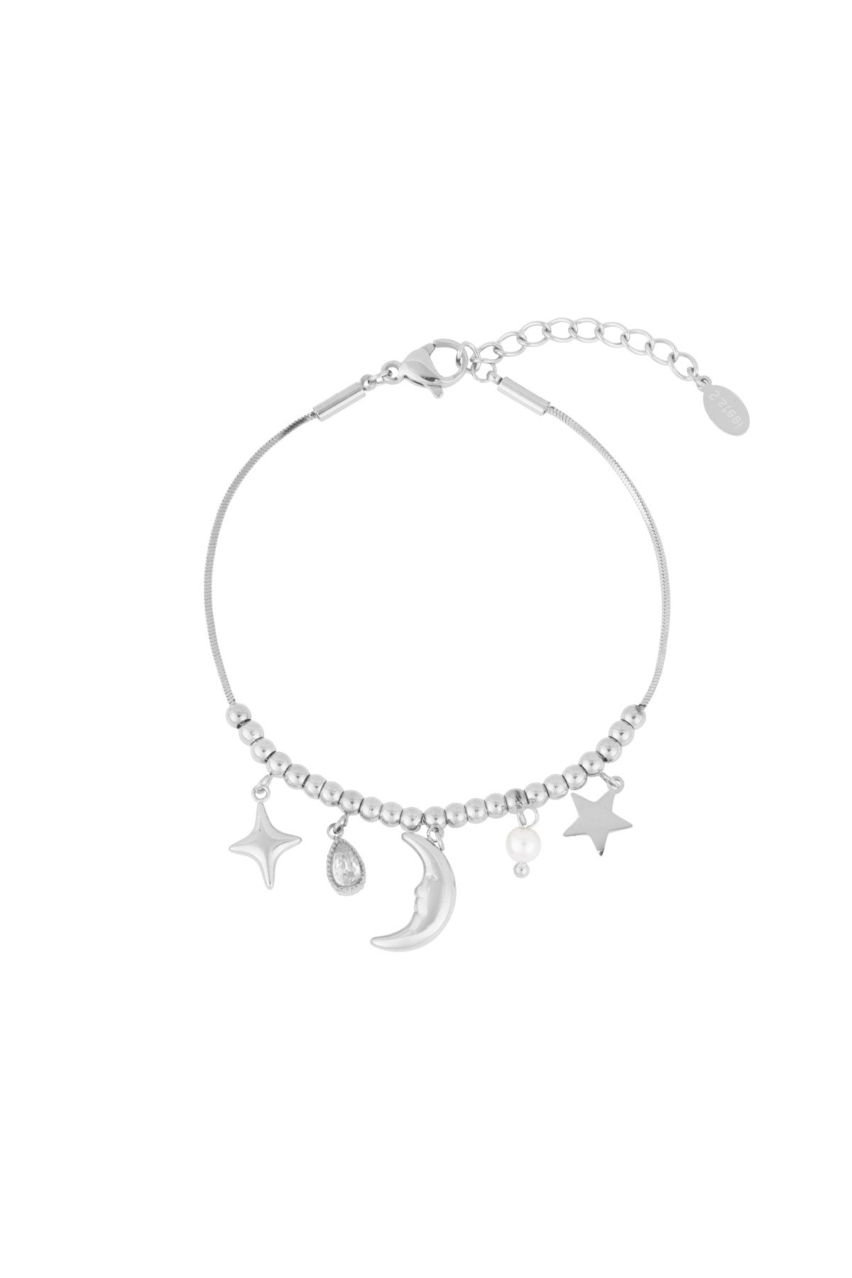 Charm Bracelet for Women, 304 Stainless Steel, Gold and Silver Tone