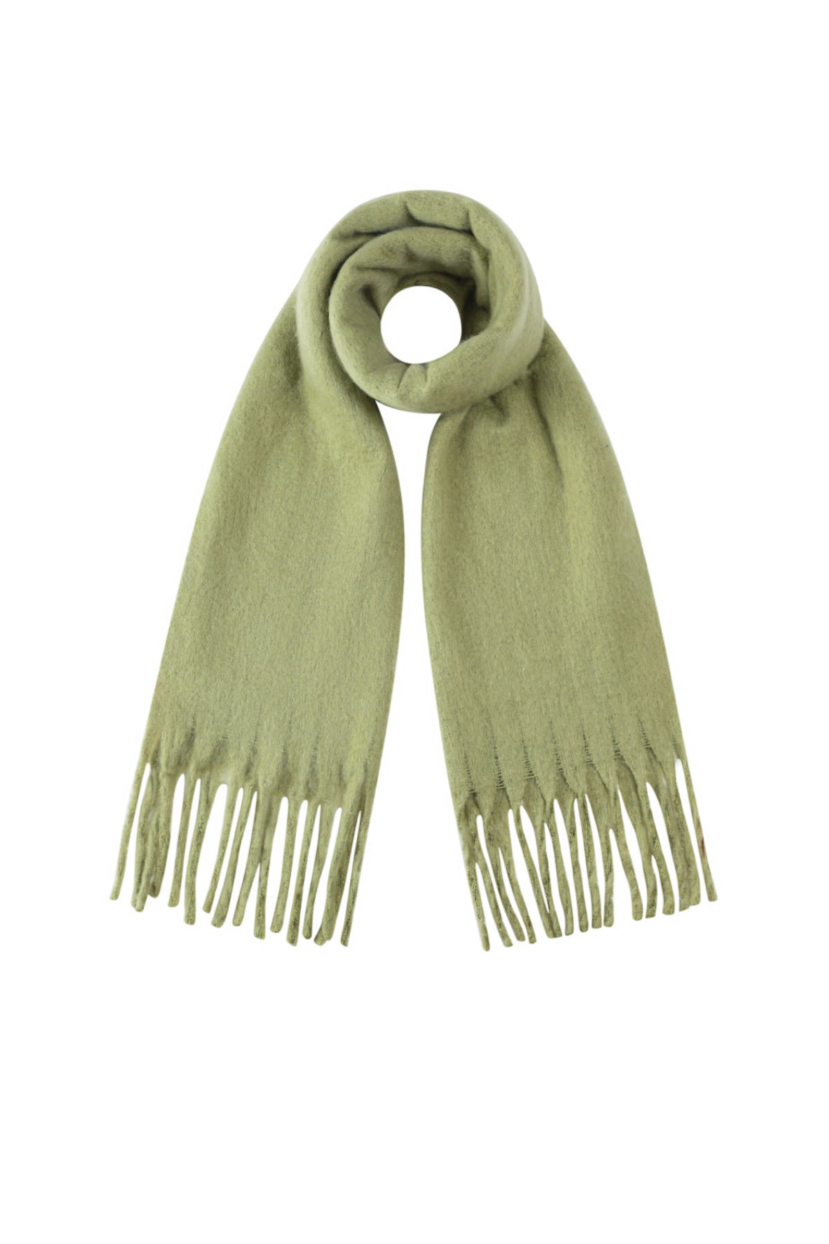 Women's winter scarf made of 100% polyester with a plain design – multiple colors – image 9