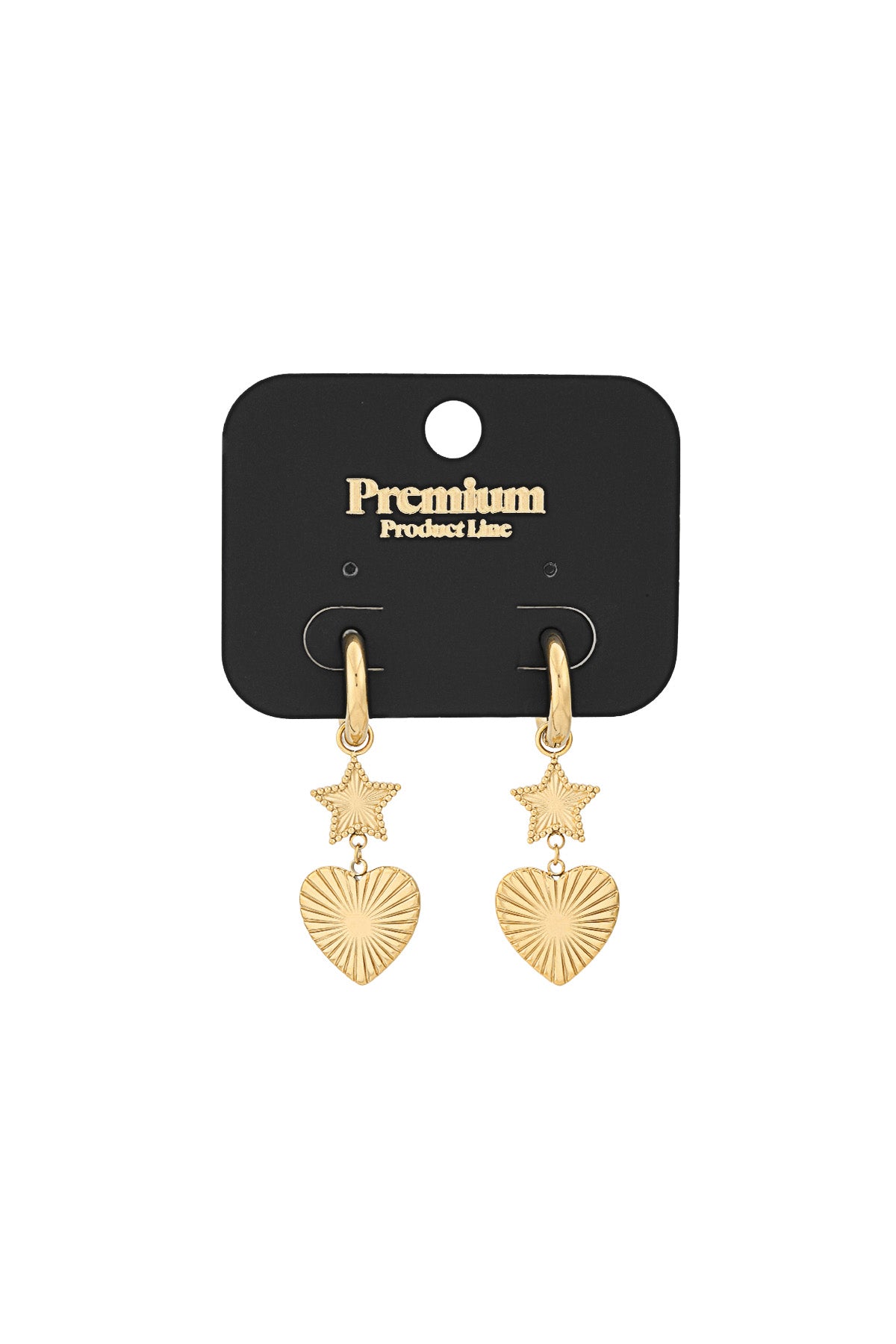 Boucles d'oreilles pendantes pour femme en acier inoxydable 304 - Couleur or et argent – photo 6