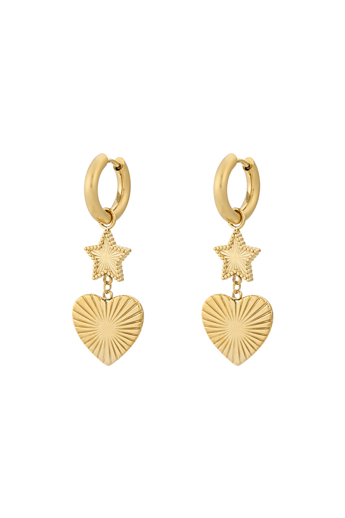 Drop Earrings for Women in 304 Stainless Steel – Gold-Plated and Silver-Plated