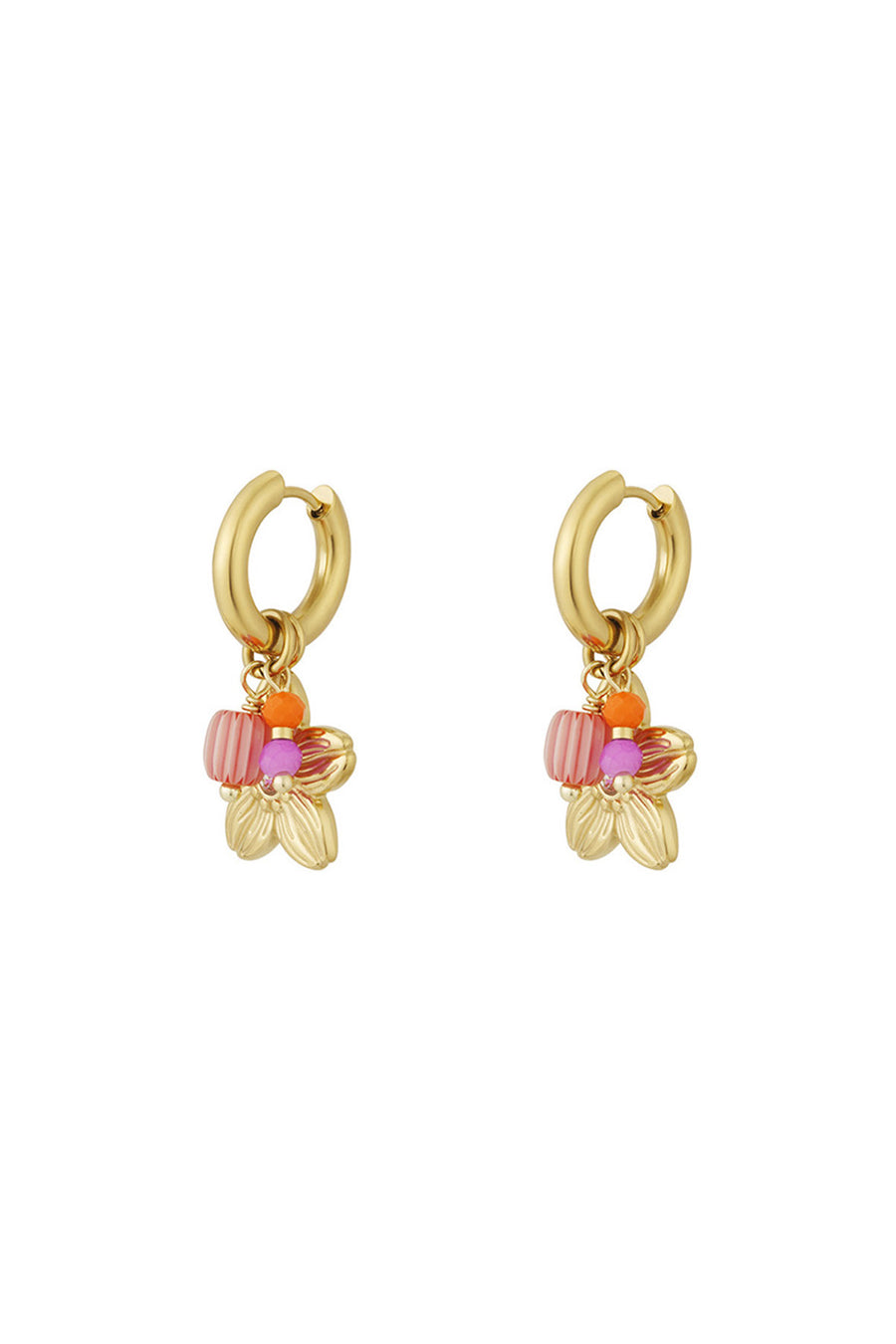 bloom hoops oorbellen