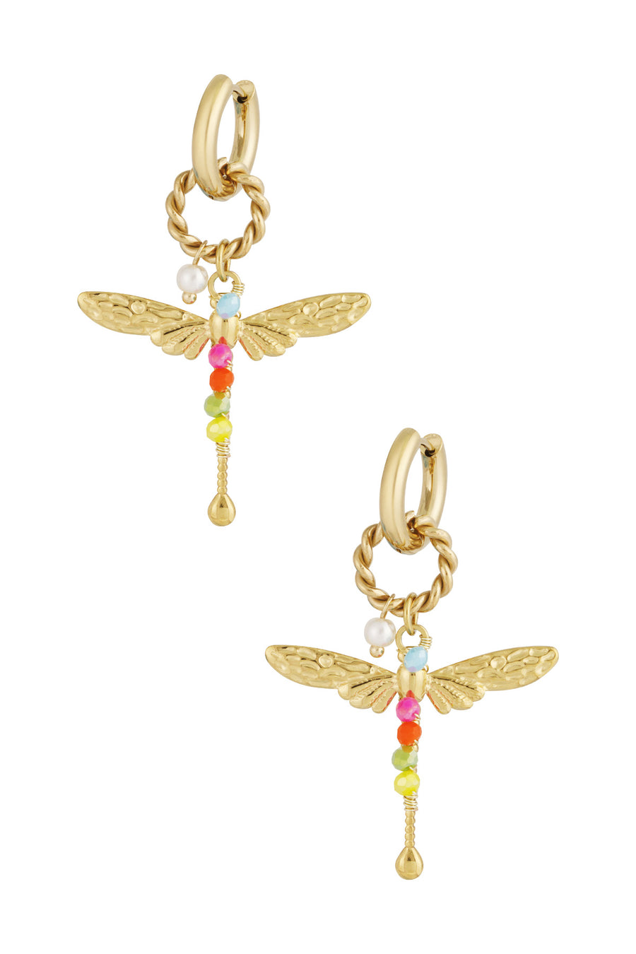 Boucles d'oreilles pendantes pour femmes en acier inoxydable 304 – couleur or