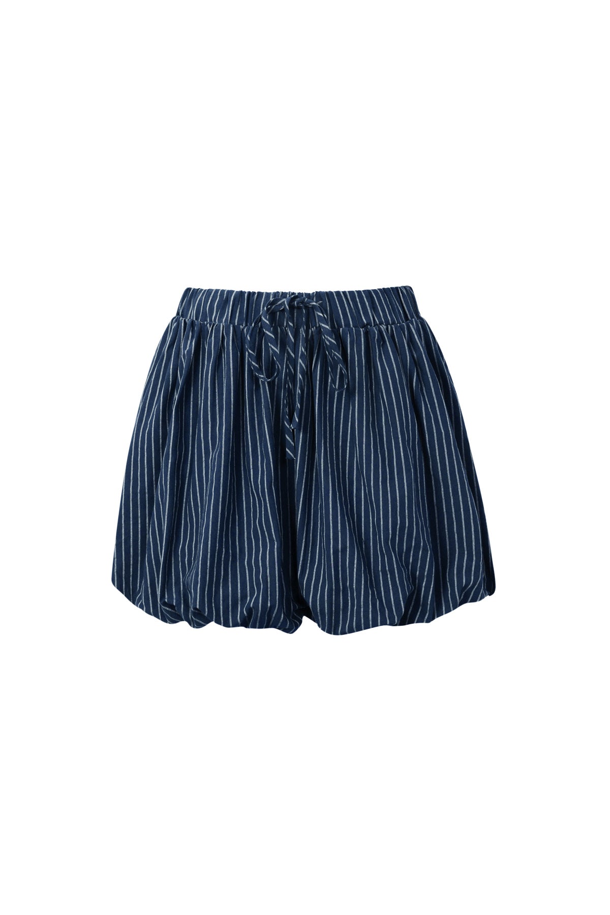 Dames casual gestreepte shorts van geweven katoen