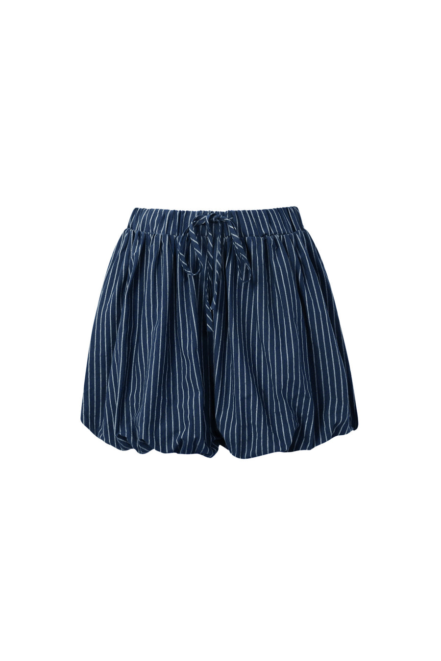 Dames casual gestreepte shorts van geweven katoen