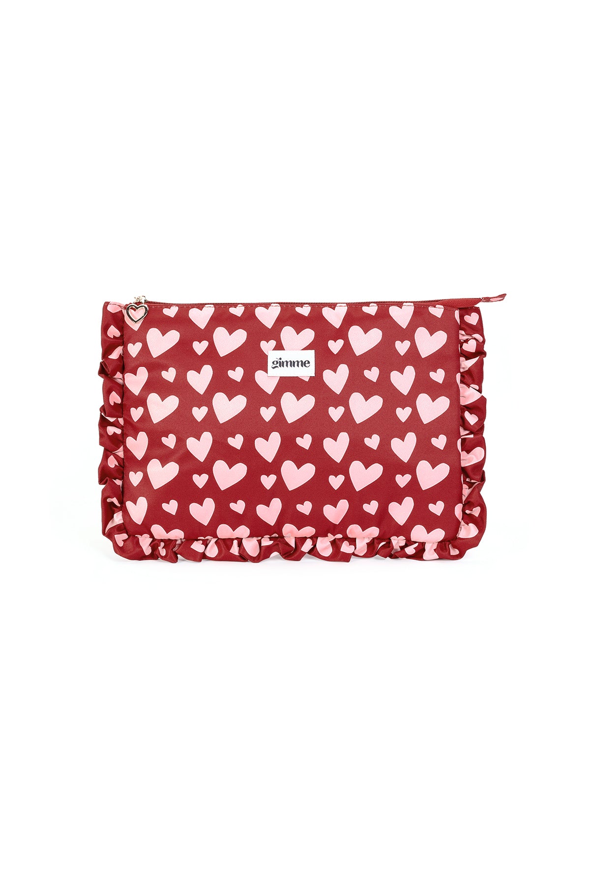 Laptophoes van polyester met hart voor 13 inch