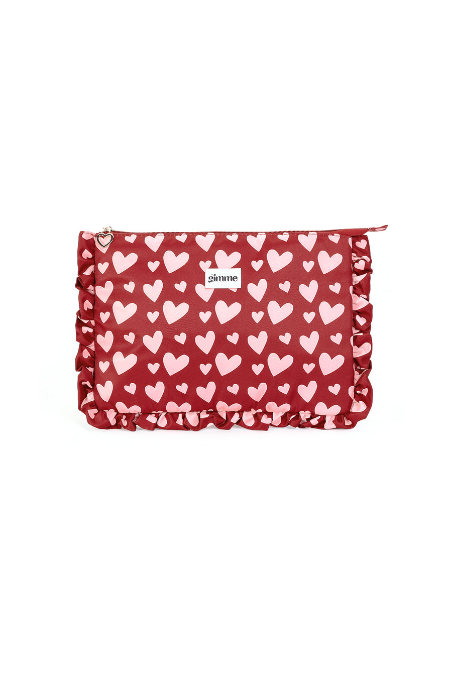 Laptophoes van polyester met hart voor 13 inch