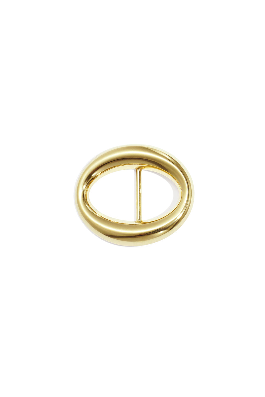 Pince à écharpe en acier inoxydable de forme ronde – couleur or