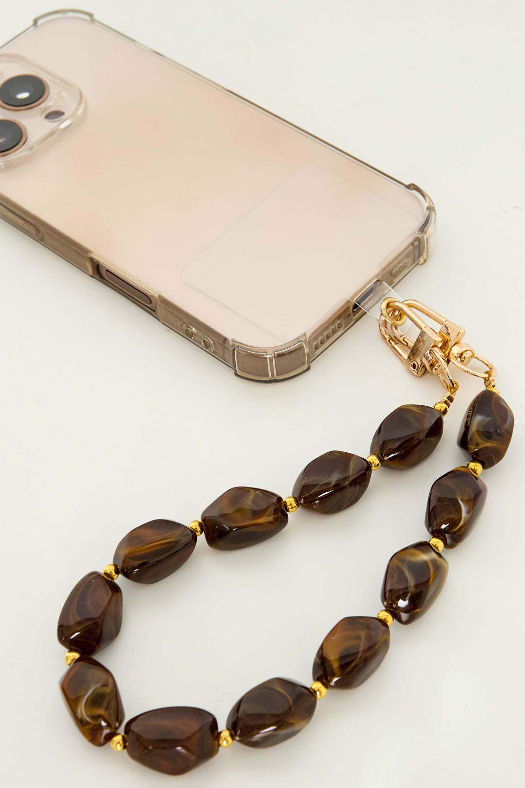 Unisex telefoonketting met kralen