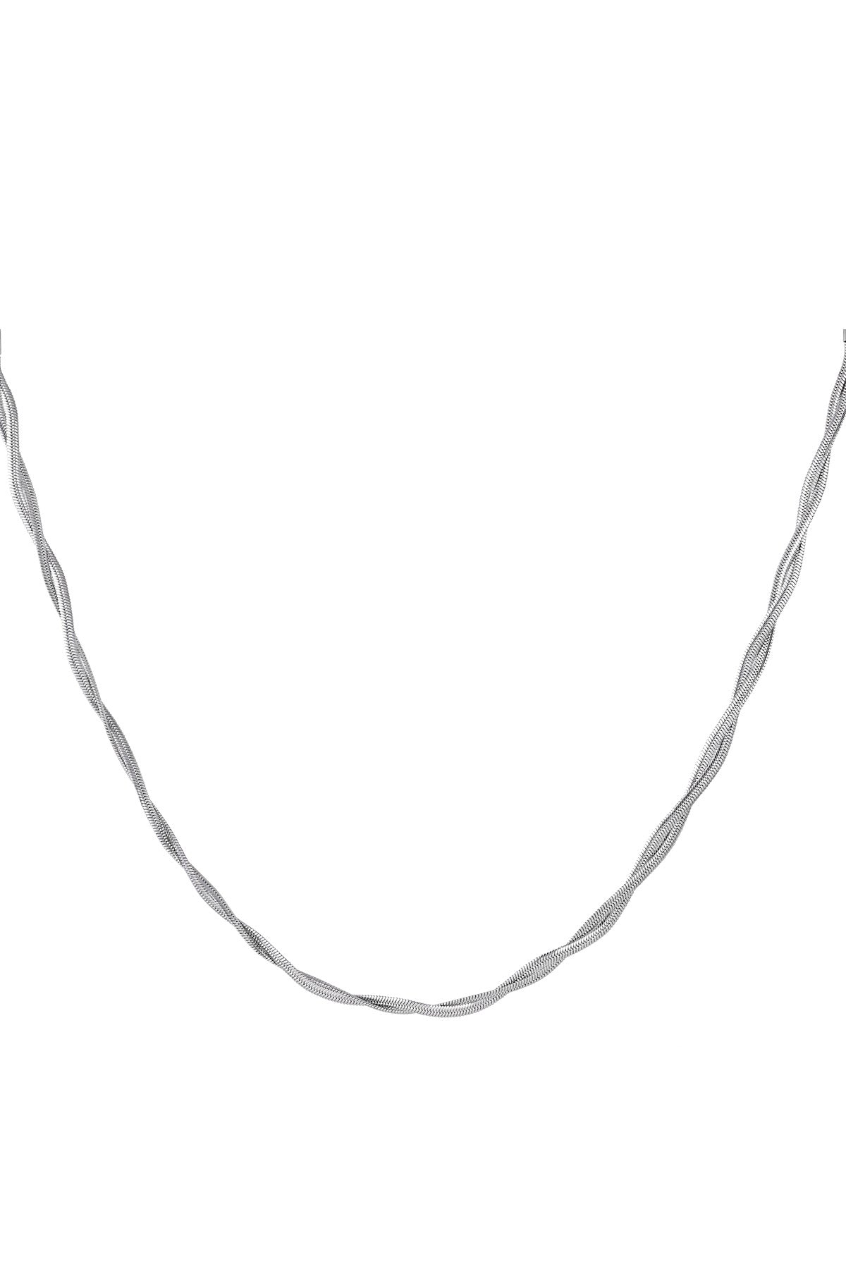 Women's 304 Stainless Steel Chain Necklace with Link Detail – Gold-Colored