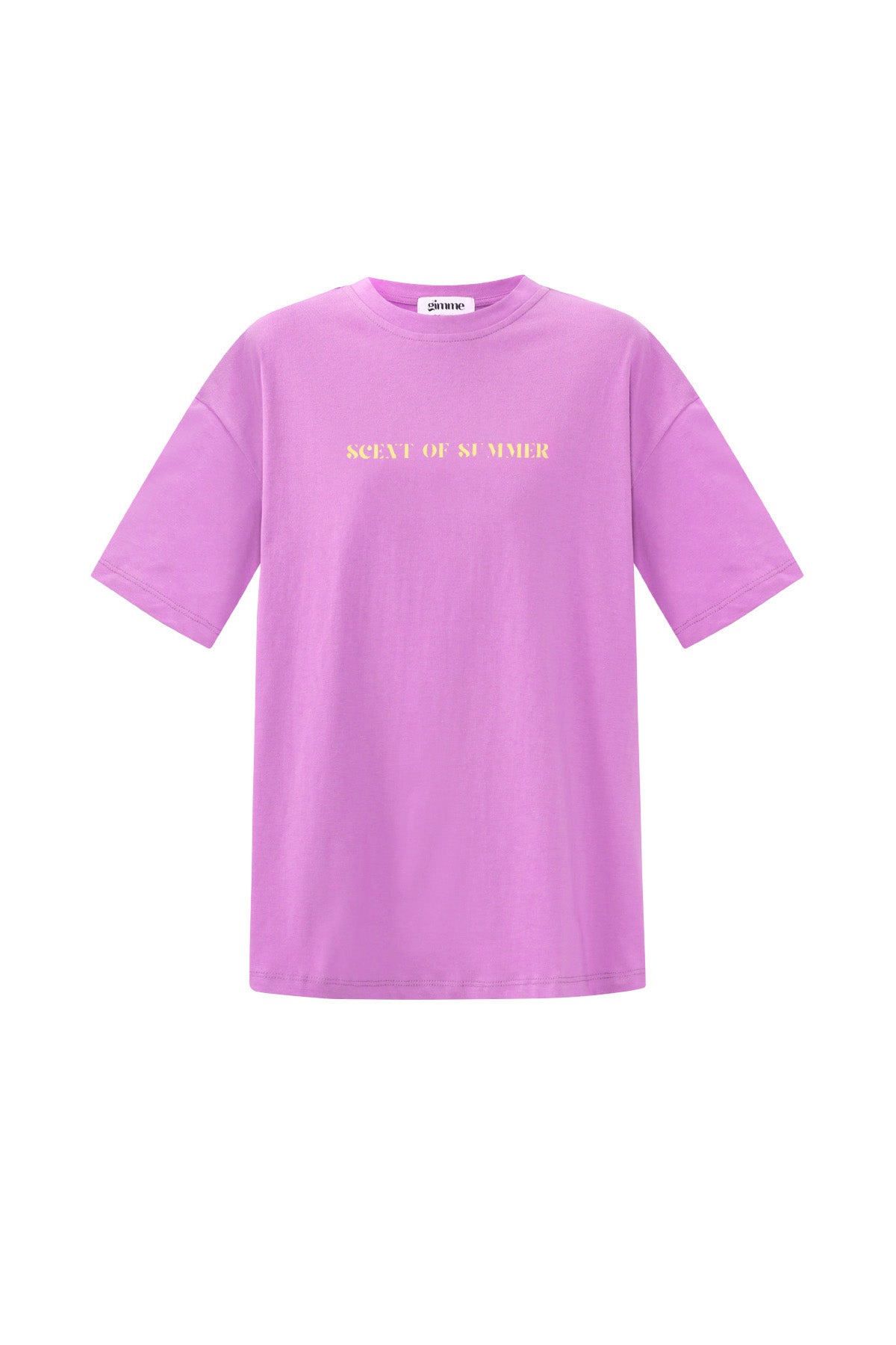 T-shirt pour femmes avec imprimé texte – blanc – photo 1