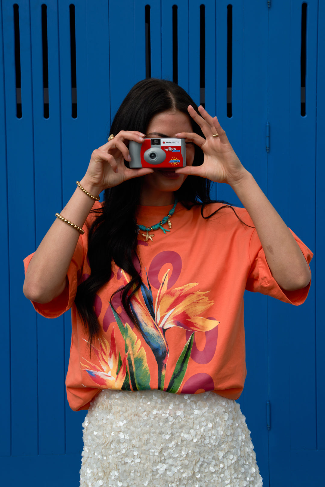 Dames tropisch São Paulo T-shirt van katoen – productfoto 4