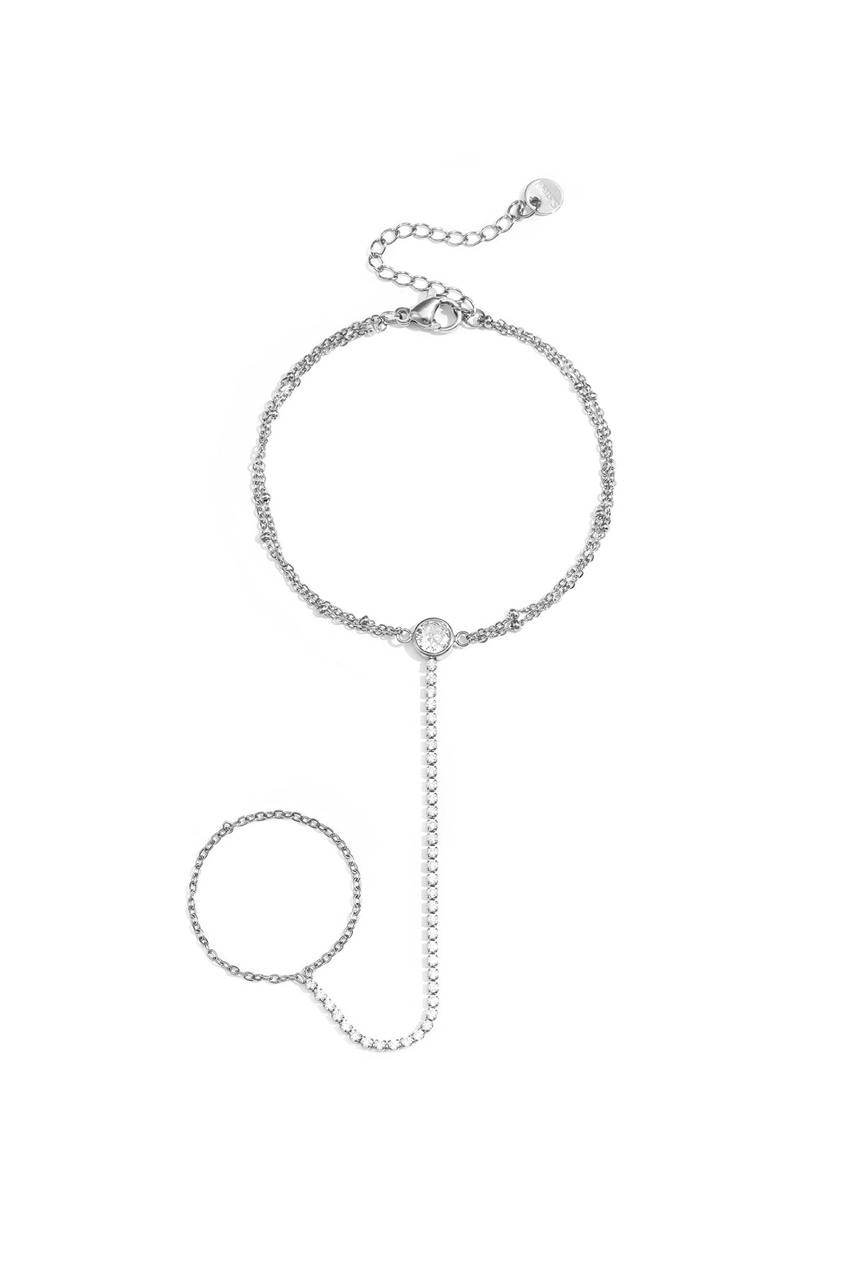 Women's Stainless Steel Dotted Bracelet – Gold and Silver Plated