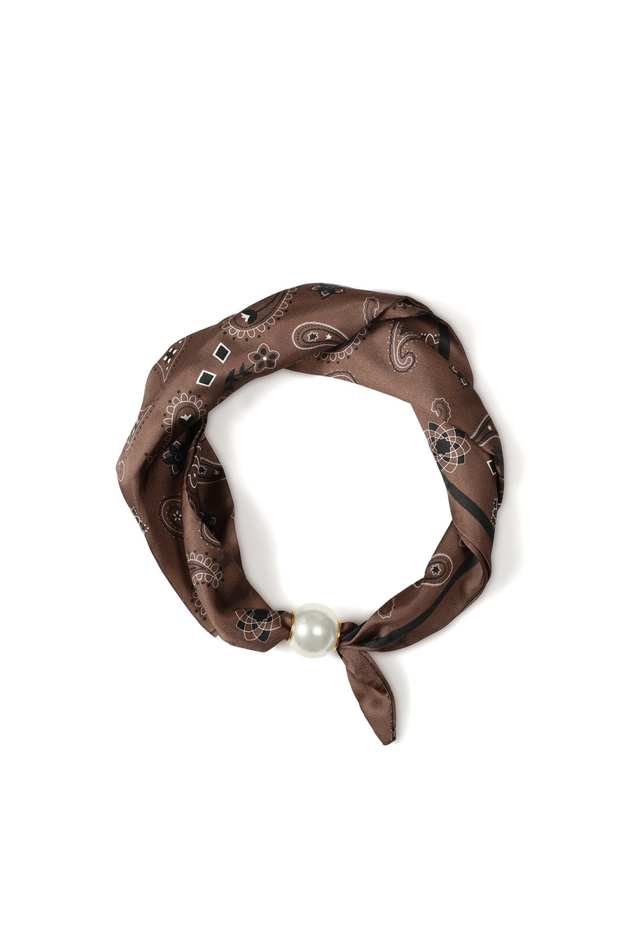 Zomersjaals met paisley-patroon, klassiek polyester, dagelijkse accessoires