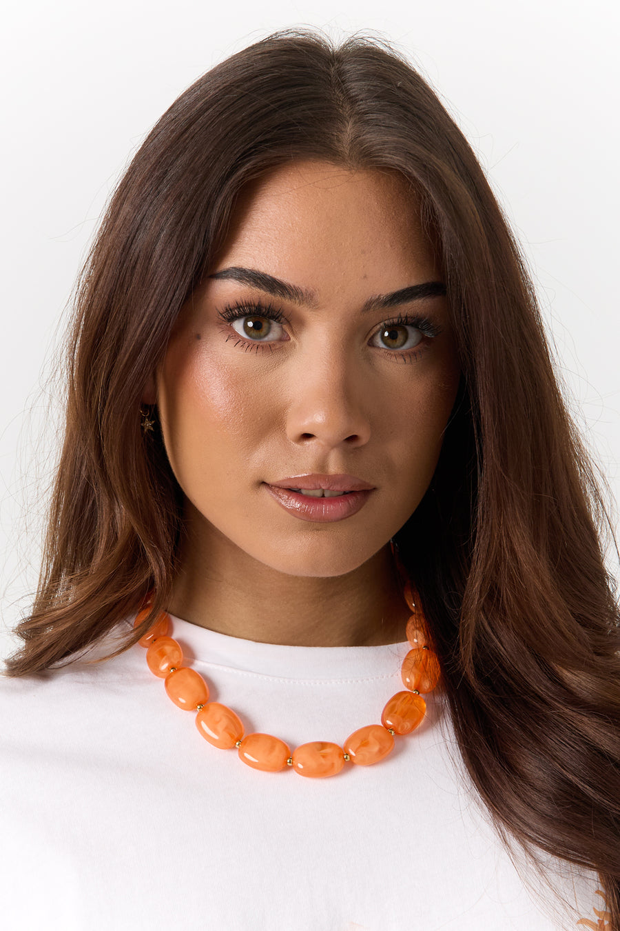 Collier de perles en acrylique pour femme – plusieurs coloris – décontracté