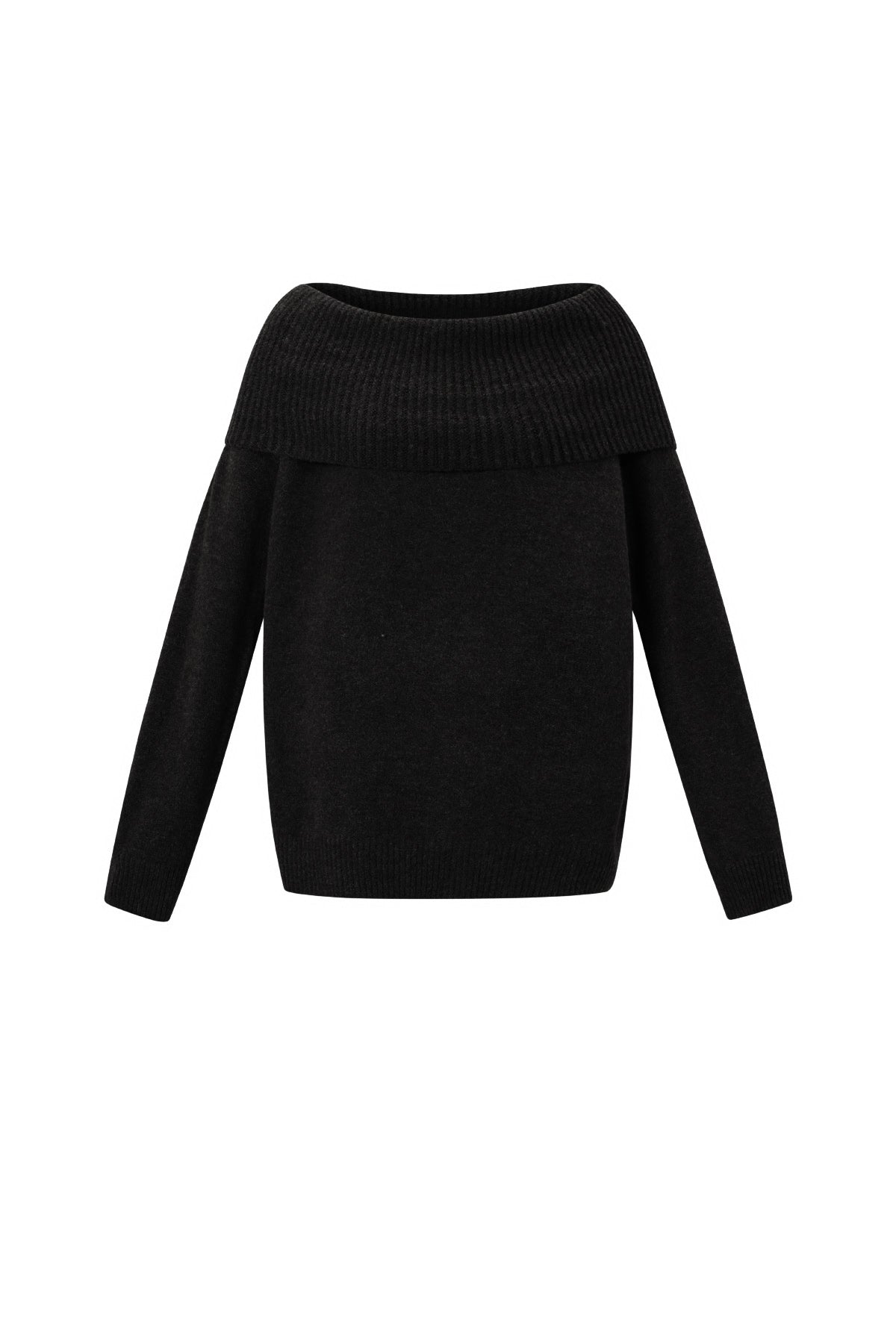 Dames elegante off-shoulder trui van polyester – productfoto 12