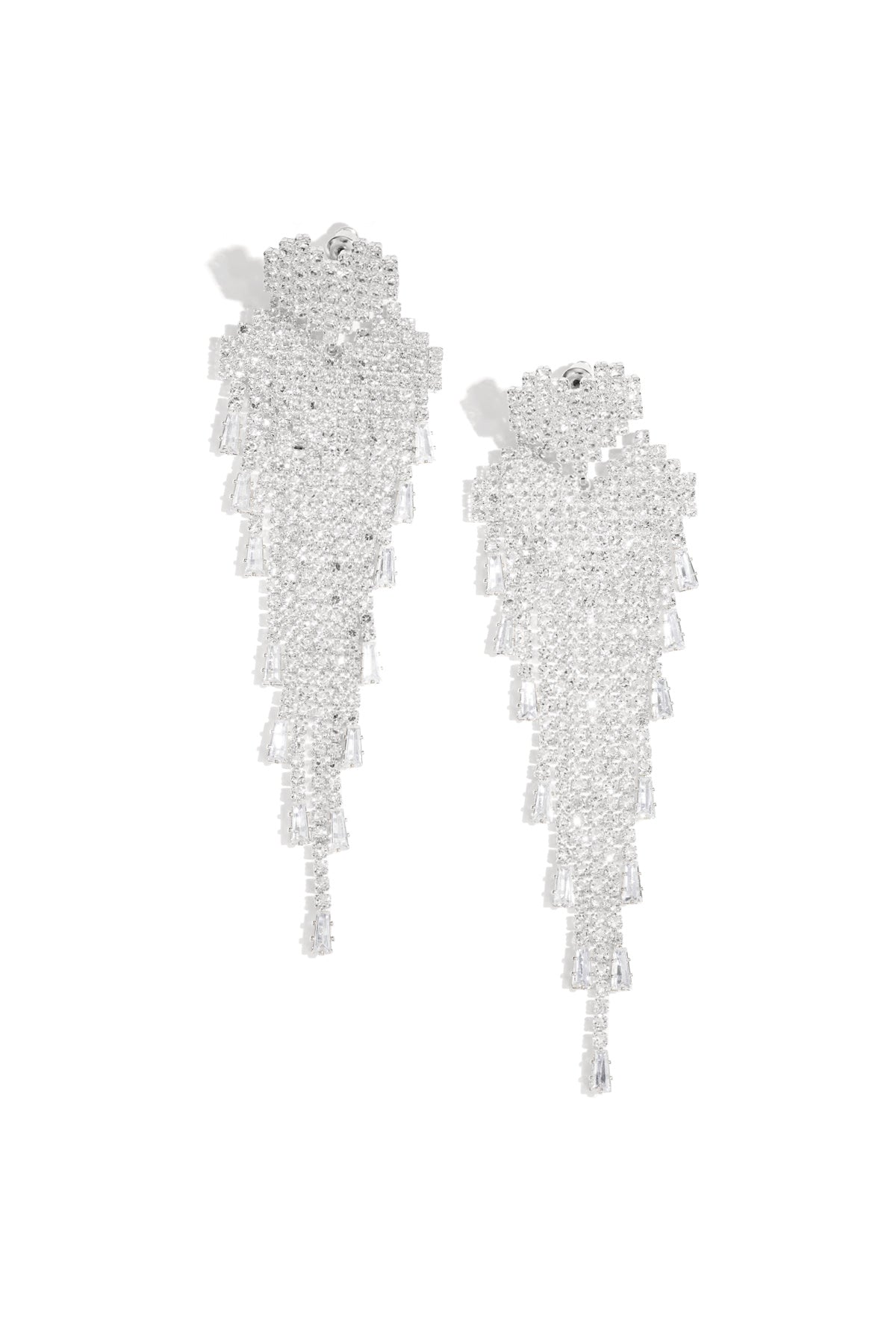 Boucles d'oreilles de fête en cuivre en forme de cœur pour femmes – couleur or et argent