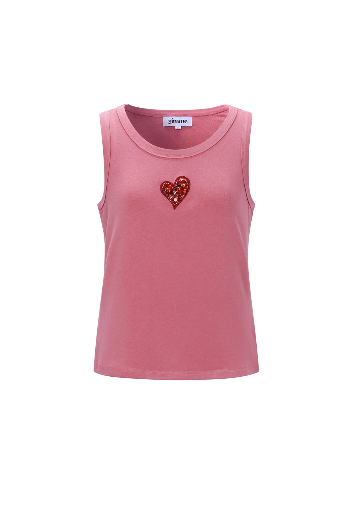 Dames gebreide top met glanzend hartmotief – productfoto 10