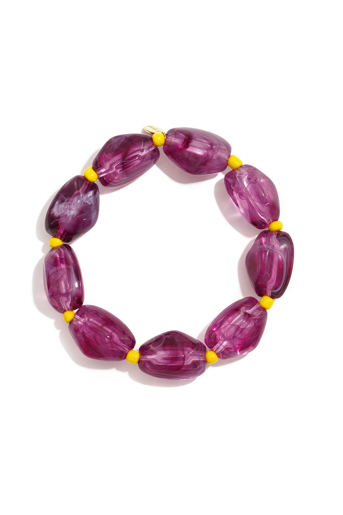Bracelet de perles pour femmes en acrylique, verre, acier inoxydable – plusieurs coloris