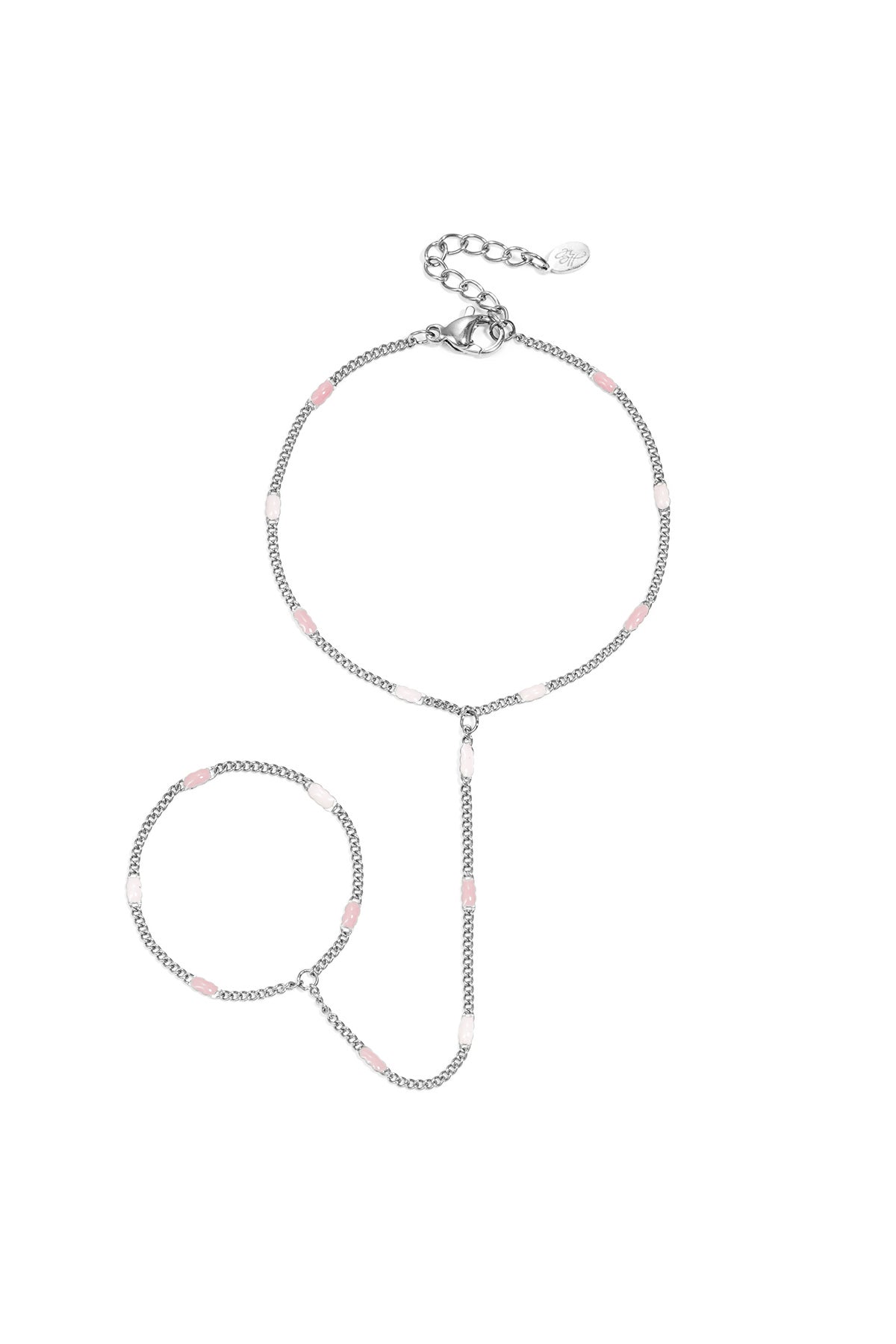 Handchain met streepjes patroon