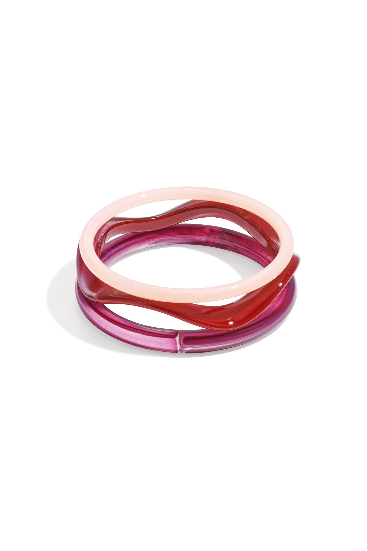 Women's Acrylic Solid Bangle – Multiple Colors