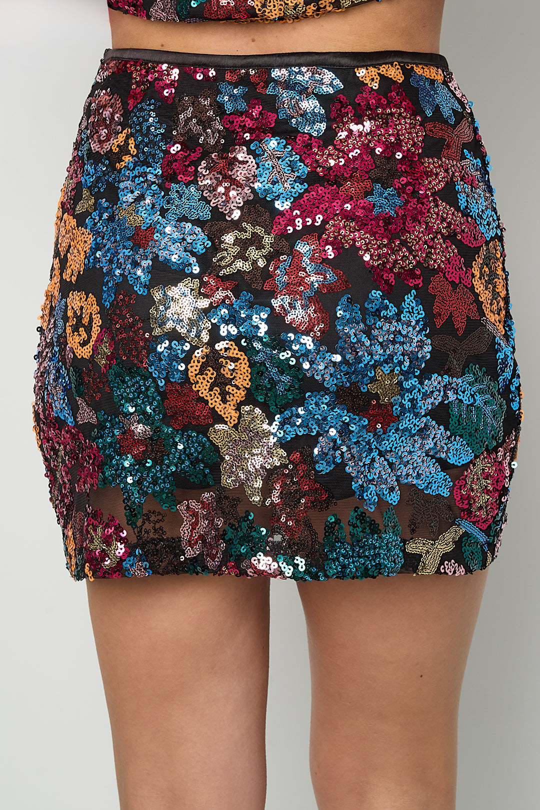 Dames tweedelige Tropical Night set met bloemenprint – productfoto 8