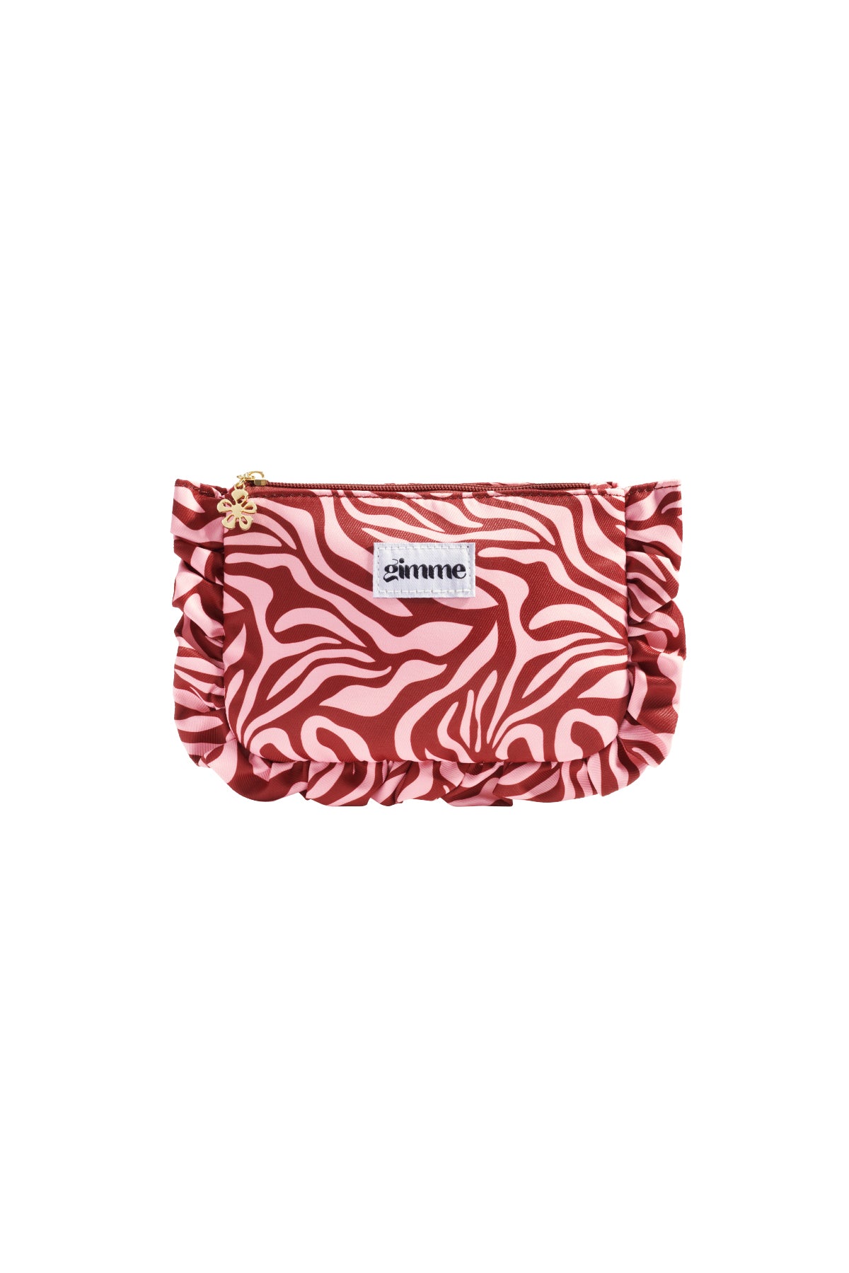 Make-uptasje van polyester in roze geel of groen – productfoto 3