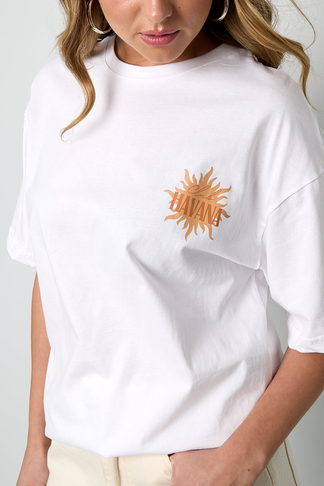 Dames Havana T-shirt van katoen – productfoto 8