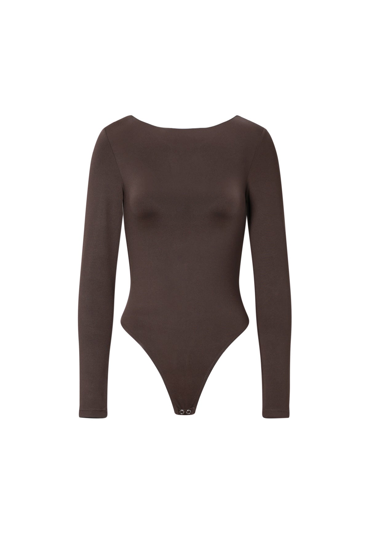 Dames basic body van gebreid nylon in vier kleuren