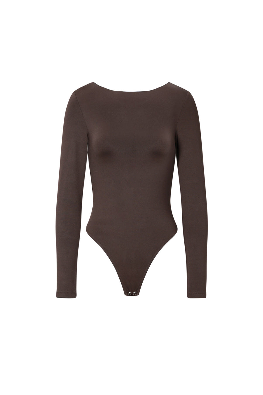 Dames basic body van gebreid nylon in vier kleuren