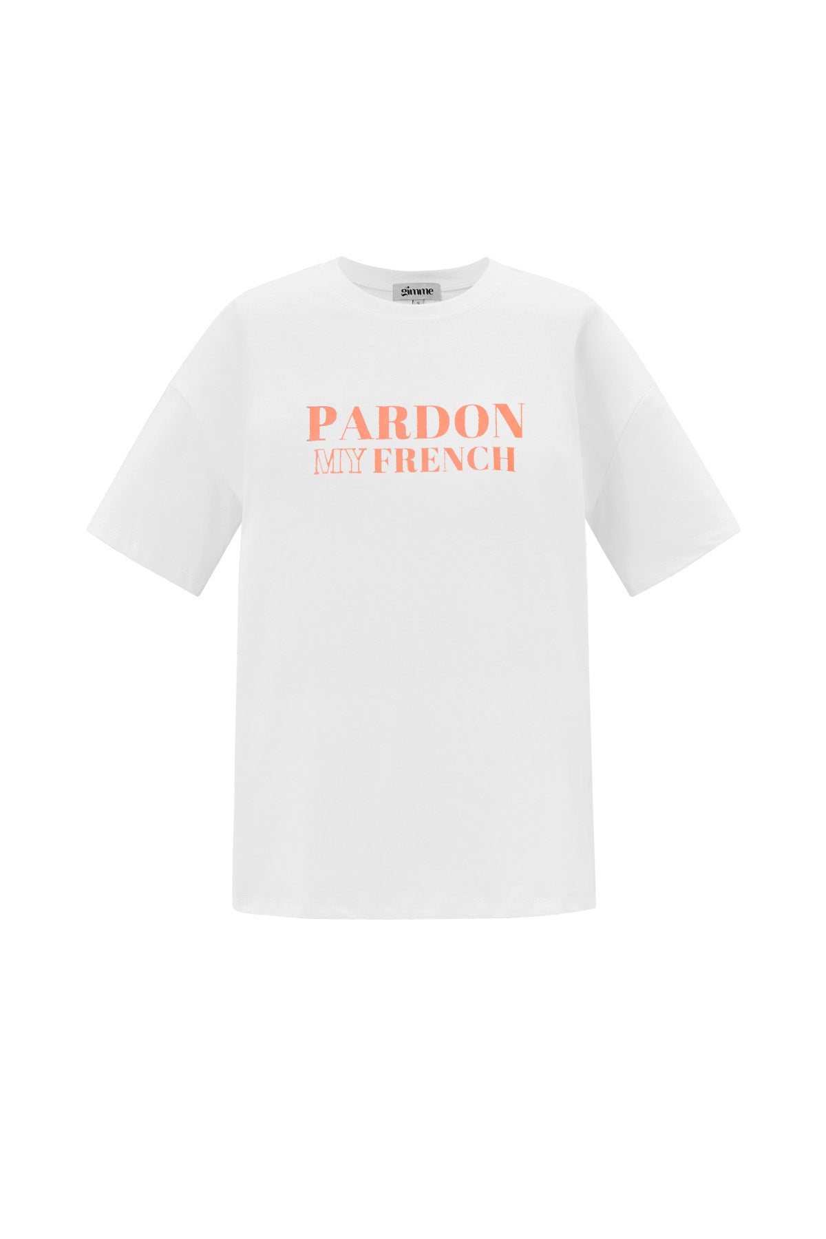 T-shirt pour femme avec texte imprimé
