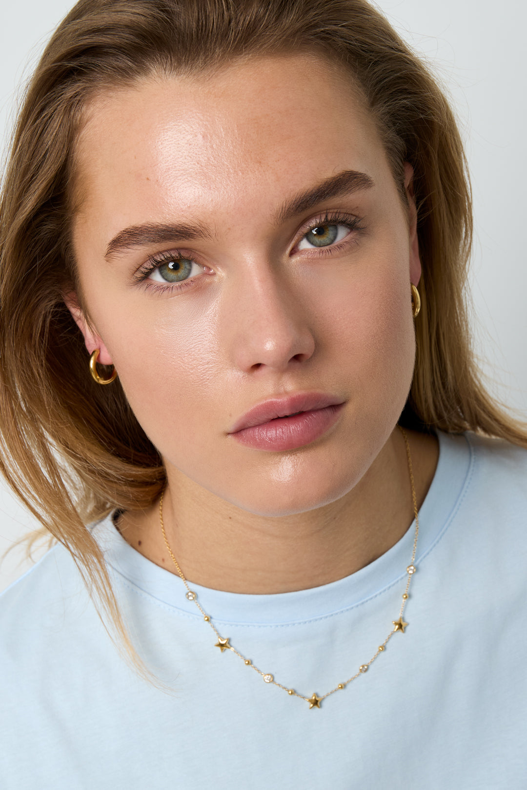 Ketting met sterren en steentjes