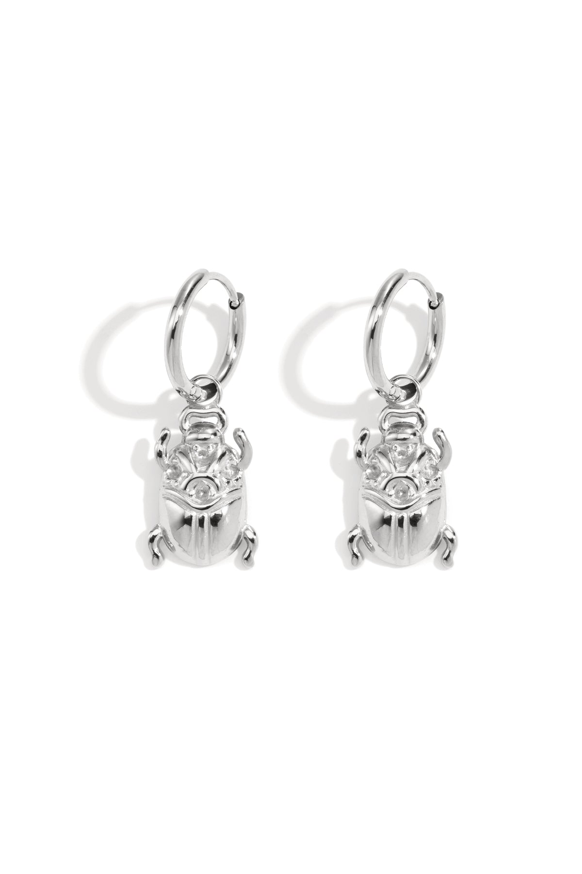 Boucles d'oreilles pendantes pour femmes en acier inoxydable 304 motif animal – Doré