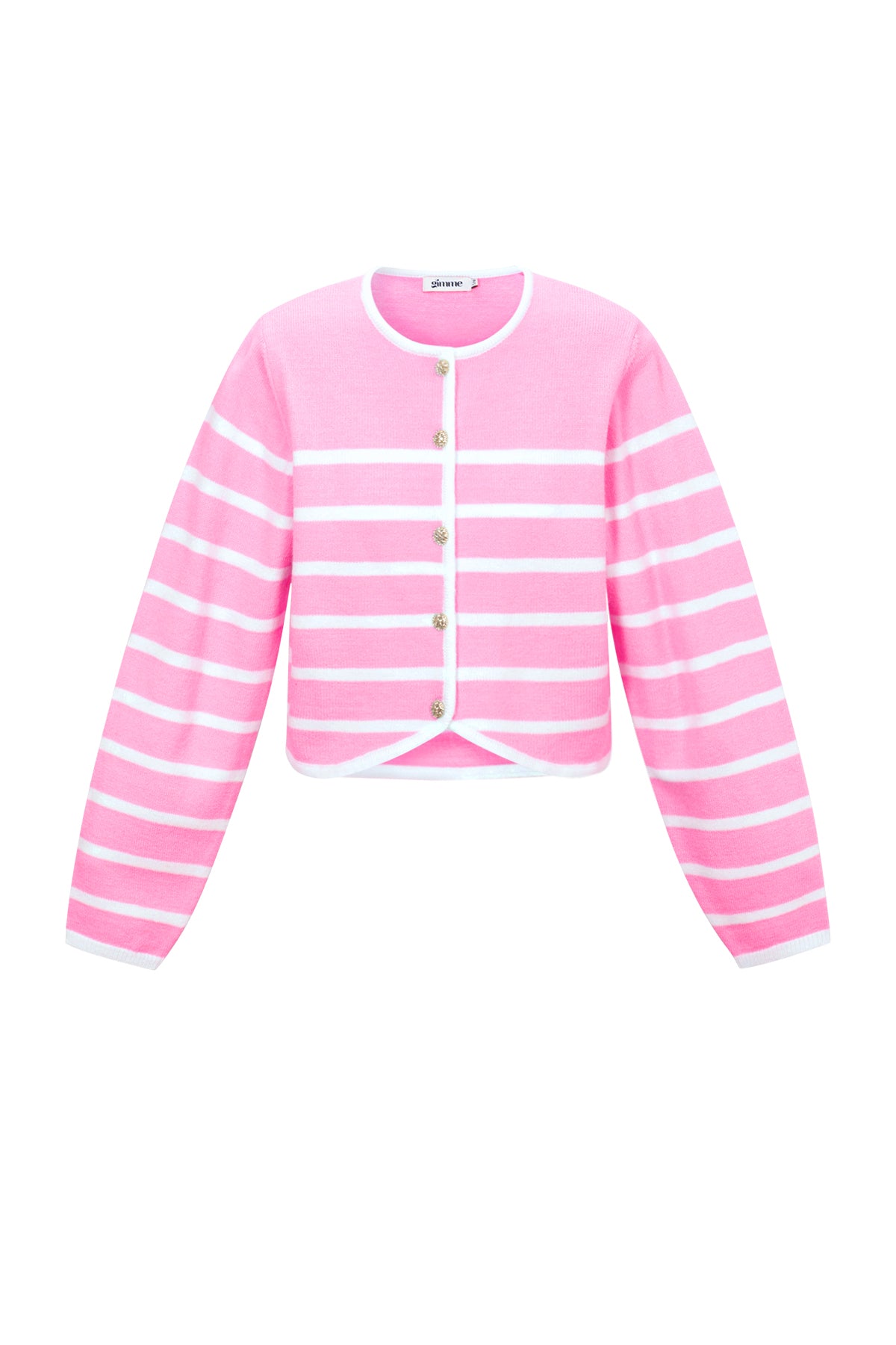 Gilet en maille pour femme à rayures – Loving Stripe
