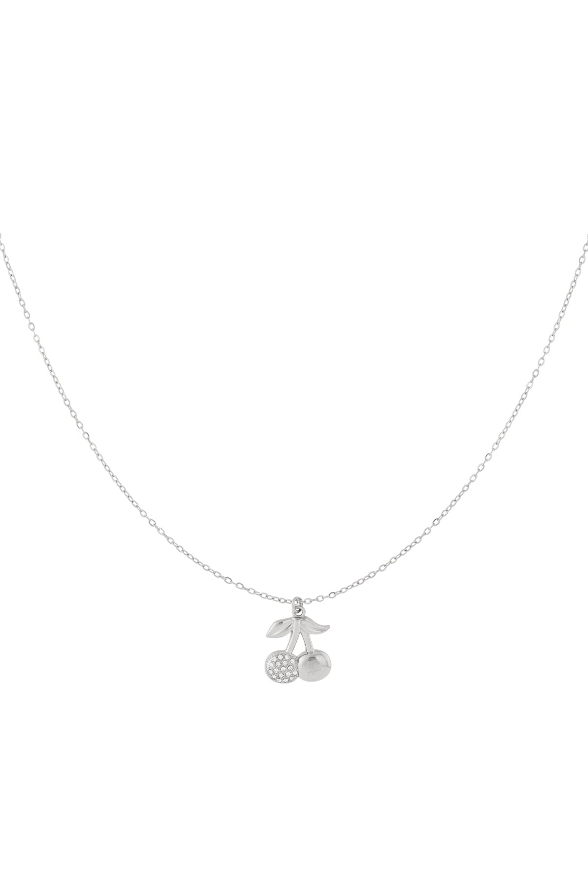 Glitter kersen ketting