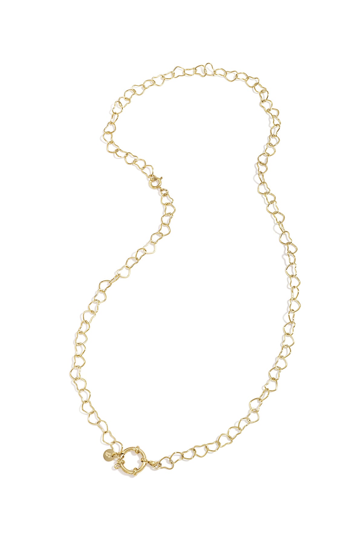 2-in-1 ketting armband met hartvormige schakels