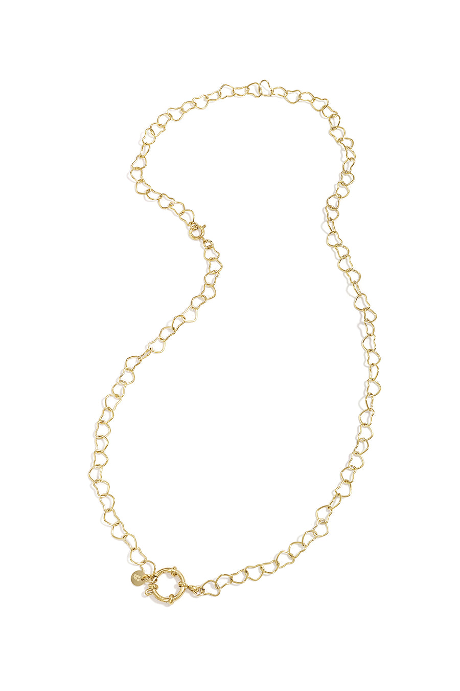 2-in-1 ketting armband met hartvormige schakels