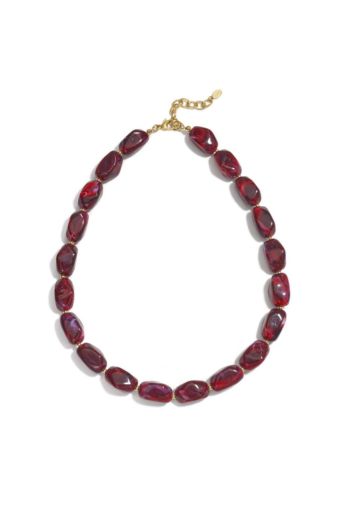 Acrylic Beaded Necklace for Women - Multi-Color - Casual – image 17