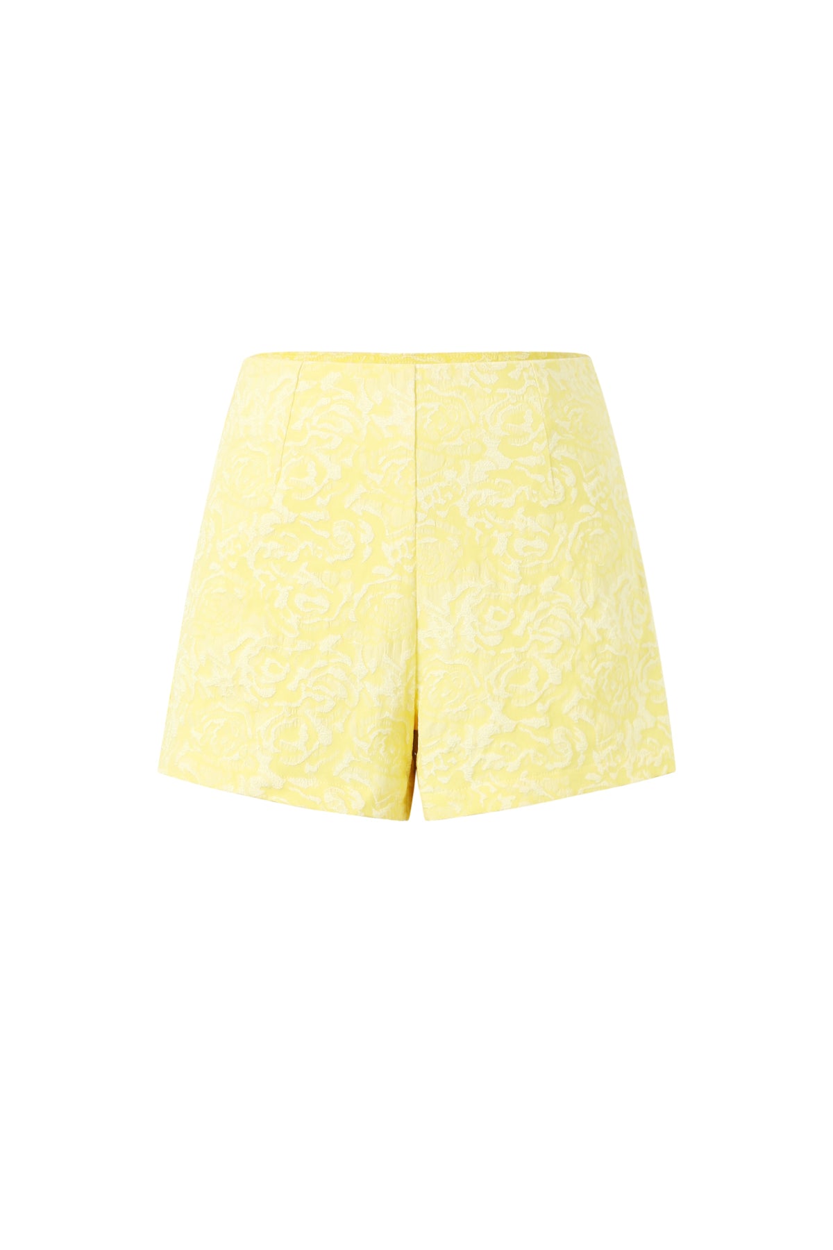 Geweven Polyestervezel Vrouwen Shorts Elegante Bloemenprint