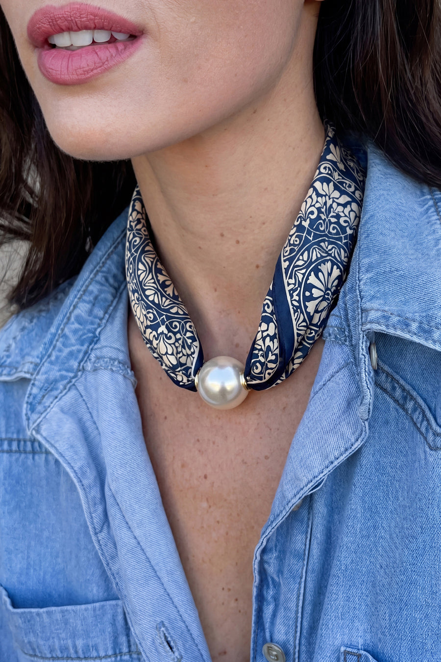 Zomersjaals met bloemenprint, casual, polyester, dagelijkse accessoires