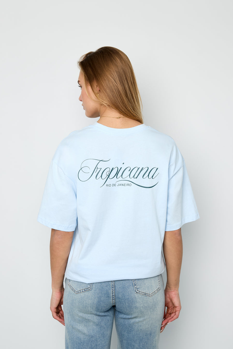 Dames Tropicana T-shirt van katoen – productfoto 2