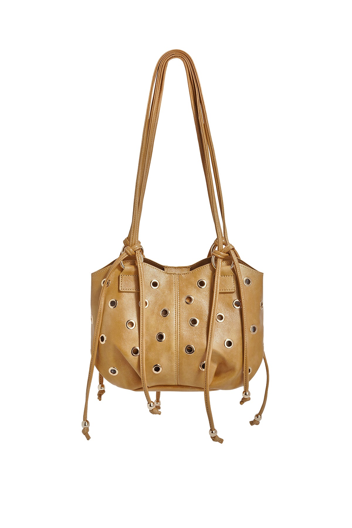 Women's shoulder bag made of 90% PU, 10% metal with a plain design