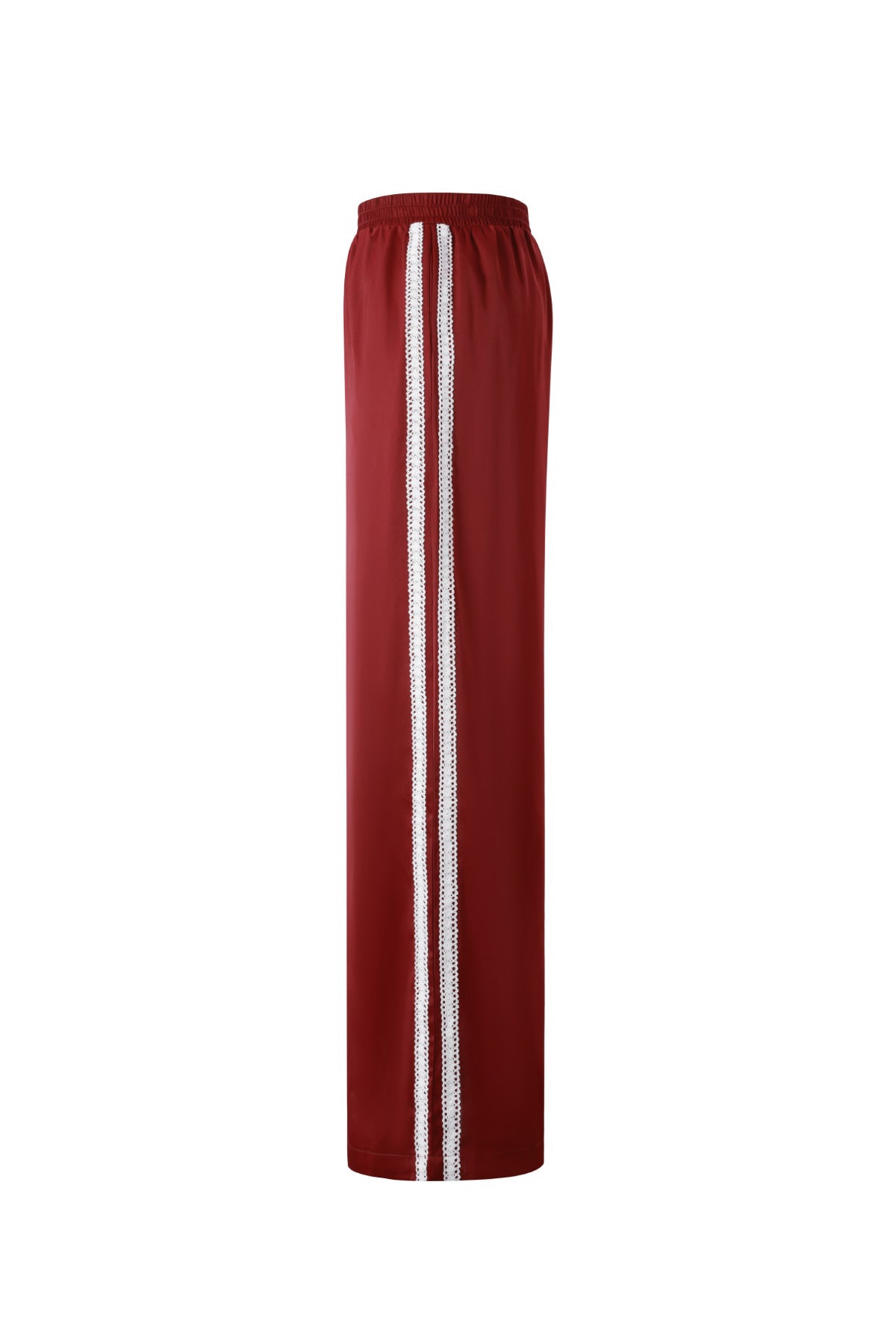 Women's straight-leg trousers with contrasting colour – image 12