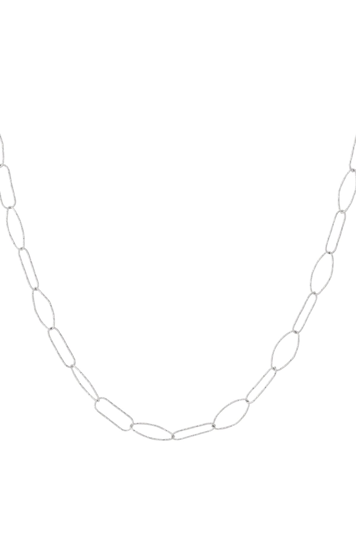 Women's 304 Stainless Steel Chain Necklace with Link Detail – Gold-Colored