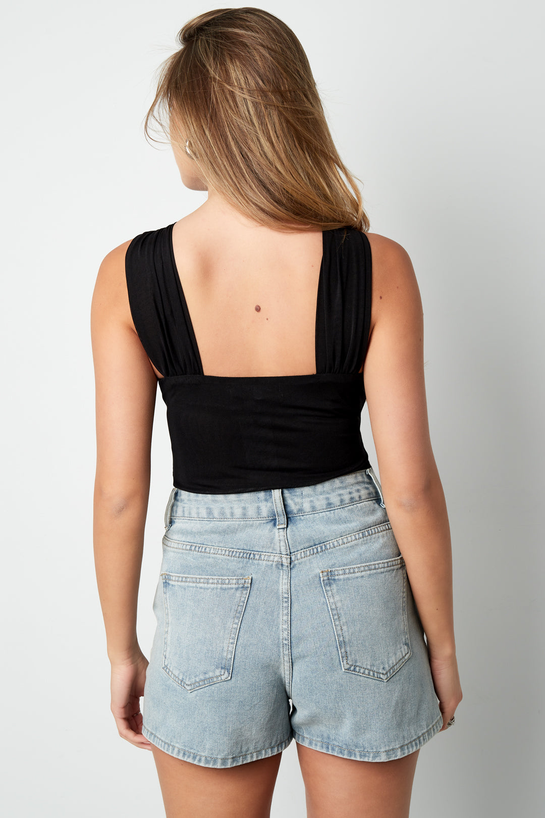 Body sculptant pour femme, modèle asymétrique, rose – photo 7
