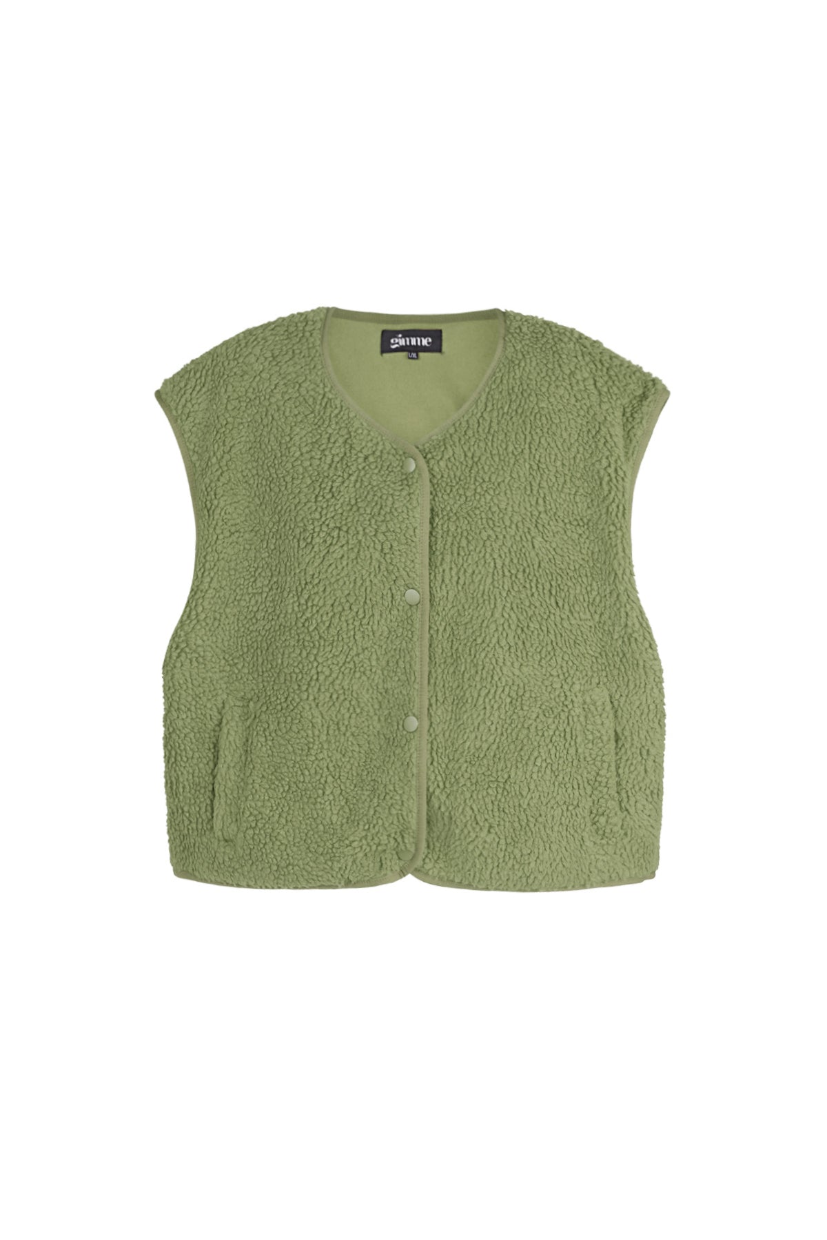 Gilet pour femmes avec encolure ronde et coupe ajustée