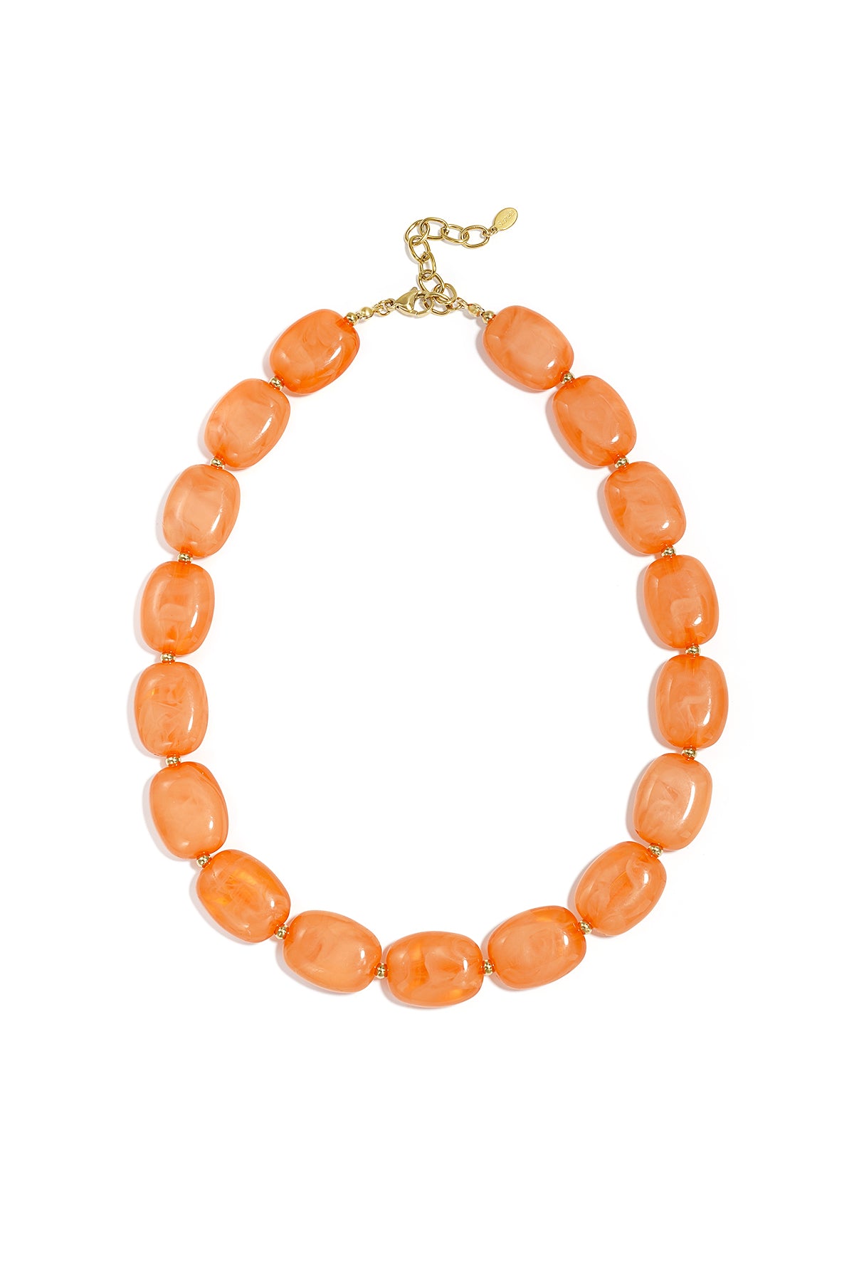 Acrylic Bead Necklace for Women - Multi-coloured - Casual