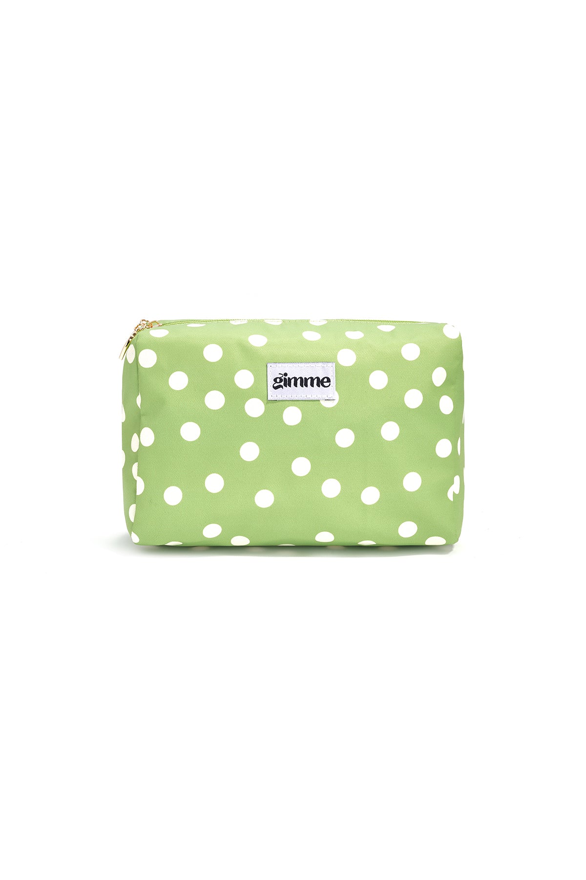 Make-uptasje van polyester met stippen in vijf kleuren – productfoto 6