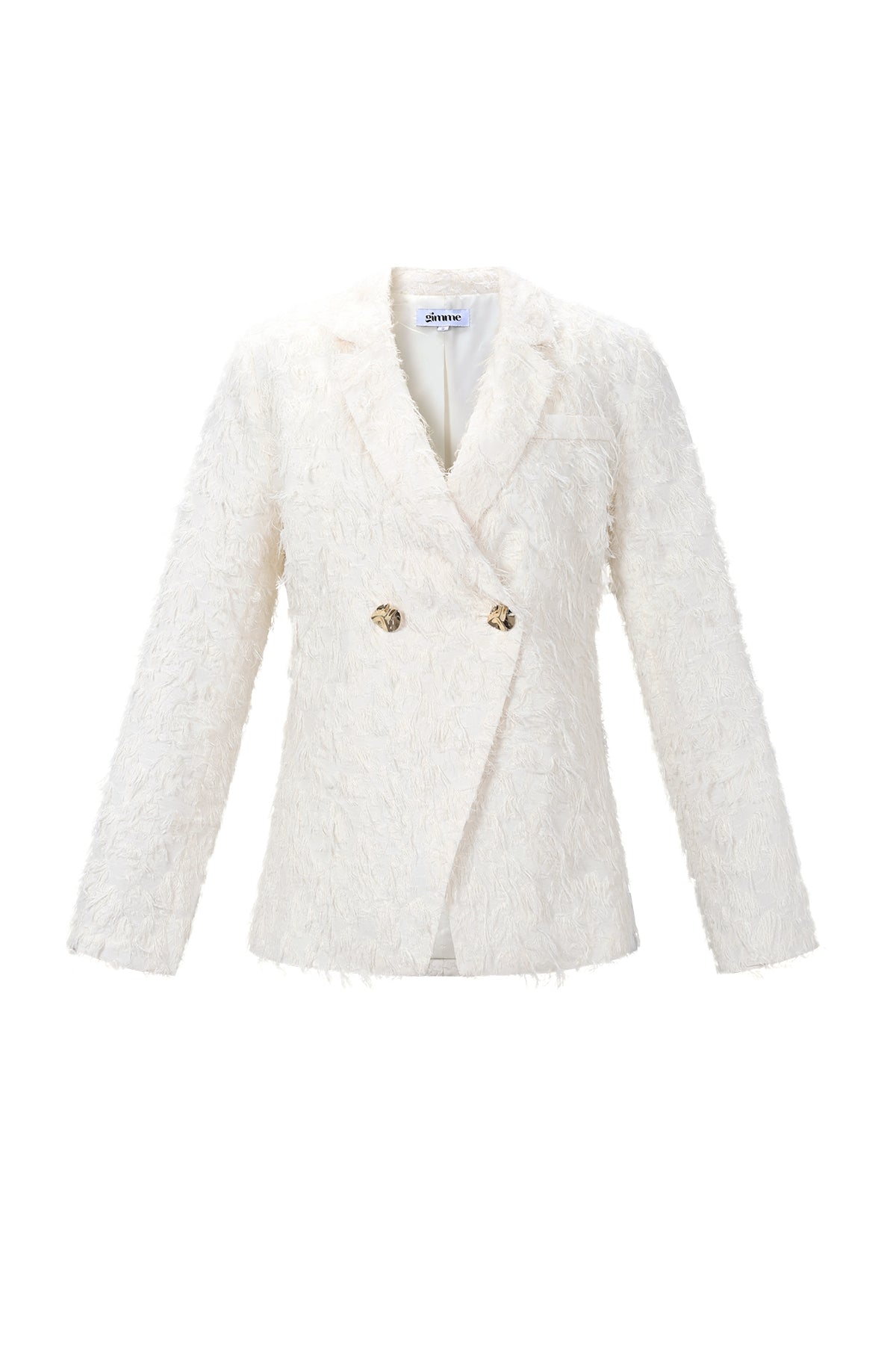 Dames blazer van polyester met textuur – productfoto 7