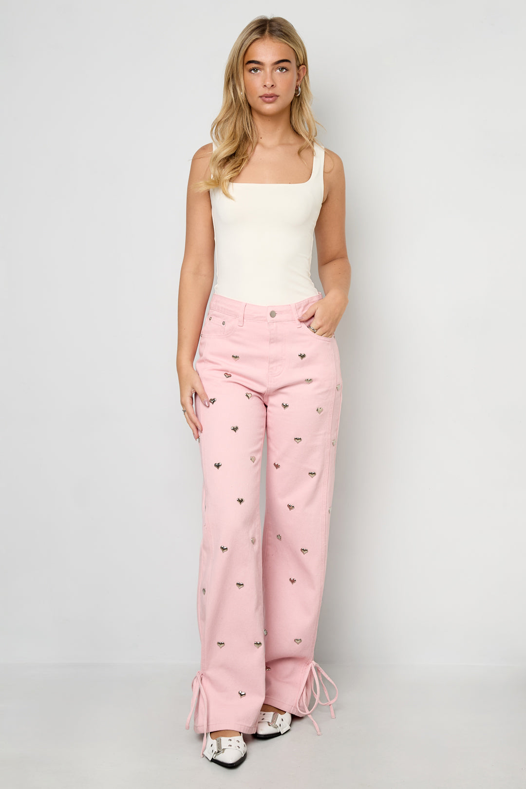 Dames Sweetheart jeans in drie kleuren – productfoto 8